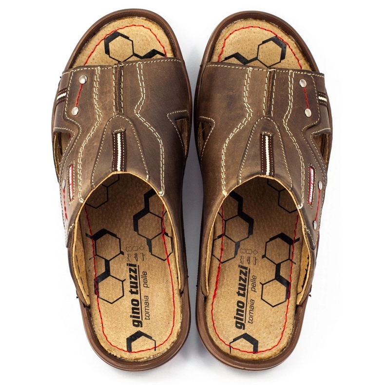 Olivier Chaussons homme 334GT marron brun 1