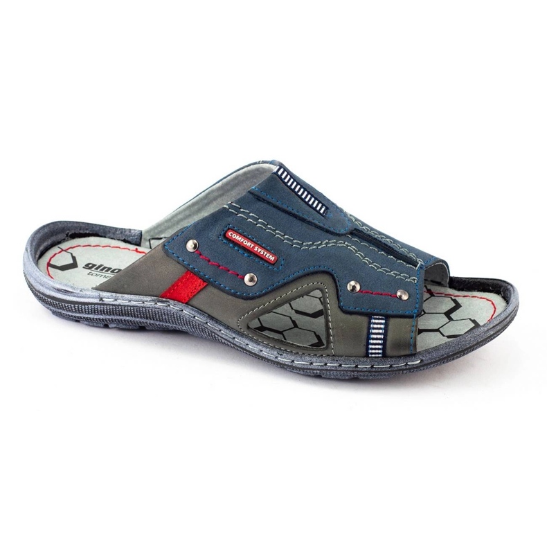 Chaussons homme 334GT bleu marine 1