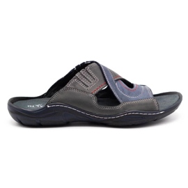 Mario Pala Chaussons homme 400 bleu marine 1