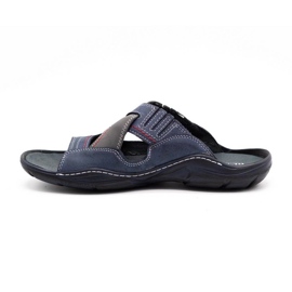 Mario Pala Chaussons homme 400 bleu marine 2