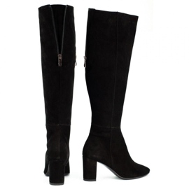 Neścior Bottes d'hiver pour femmes 078-T noir le noir 4