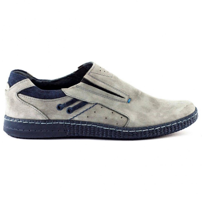 KOMODO Mocassins homme gris 862L 1