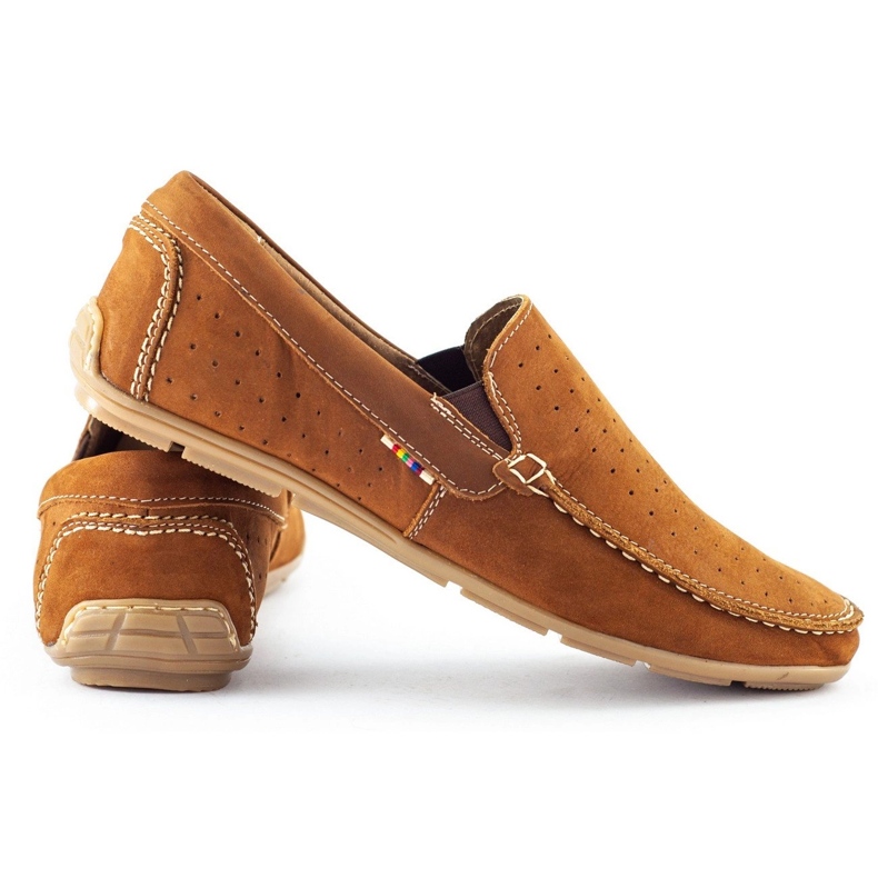 KOMODO Mocassins homme 890 rouge multicolore 1