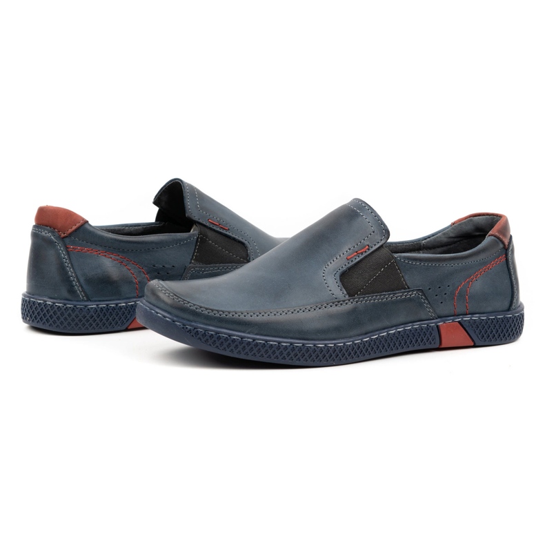 KOMODO Mocassins homme 912 bleu marine 1