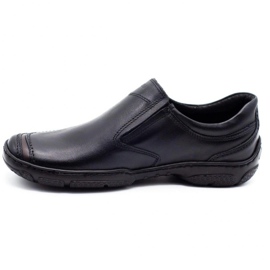 Joker Mocassins cuir homme 213 noir 1