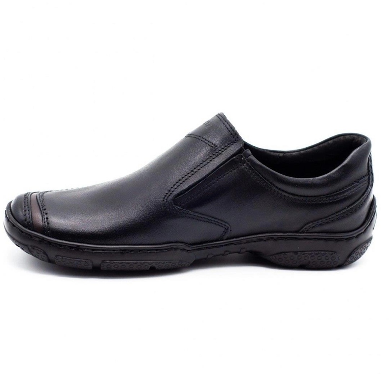 Joker Mocassins cuir homme 213 noir 1