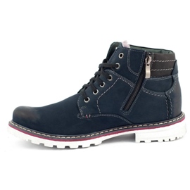 ABIS Chaussures chaudes pour hommes 197 bleu marine 1