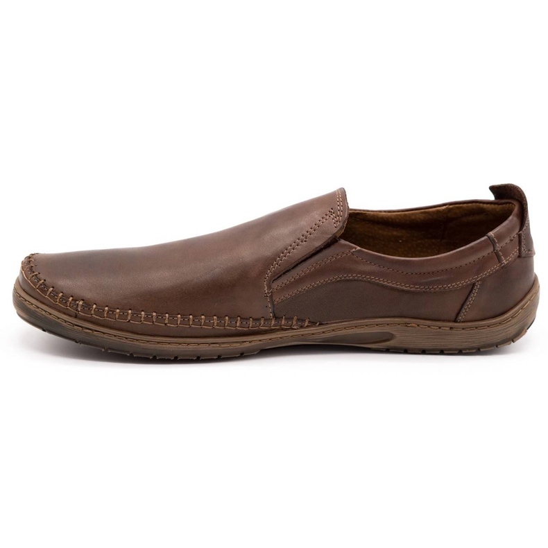 Mario Pala Mocassins Brogues Homme 531 Marron brun 1