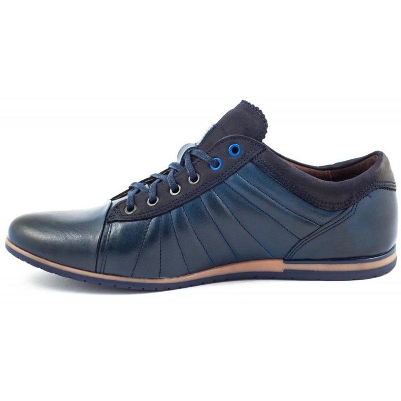 Lemar Chaussures cuir homme 1615 bleu marine 1