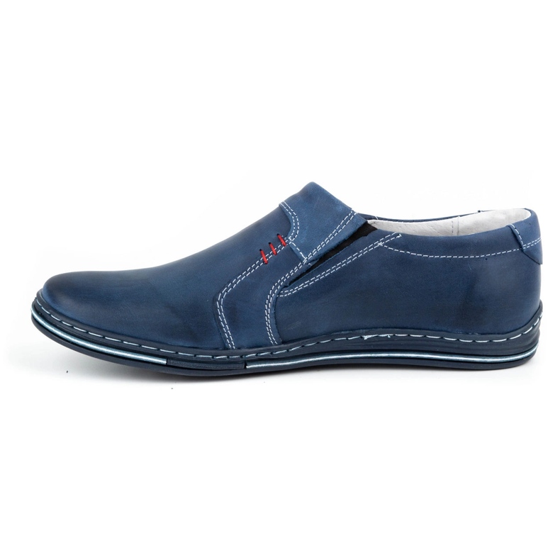 Polbut Chaussures cuir homme 334 bleu marine 1 Polbut Chaussures cuir homme 334 bleu marine 1