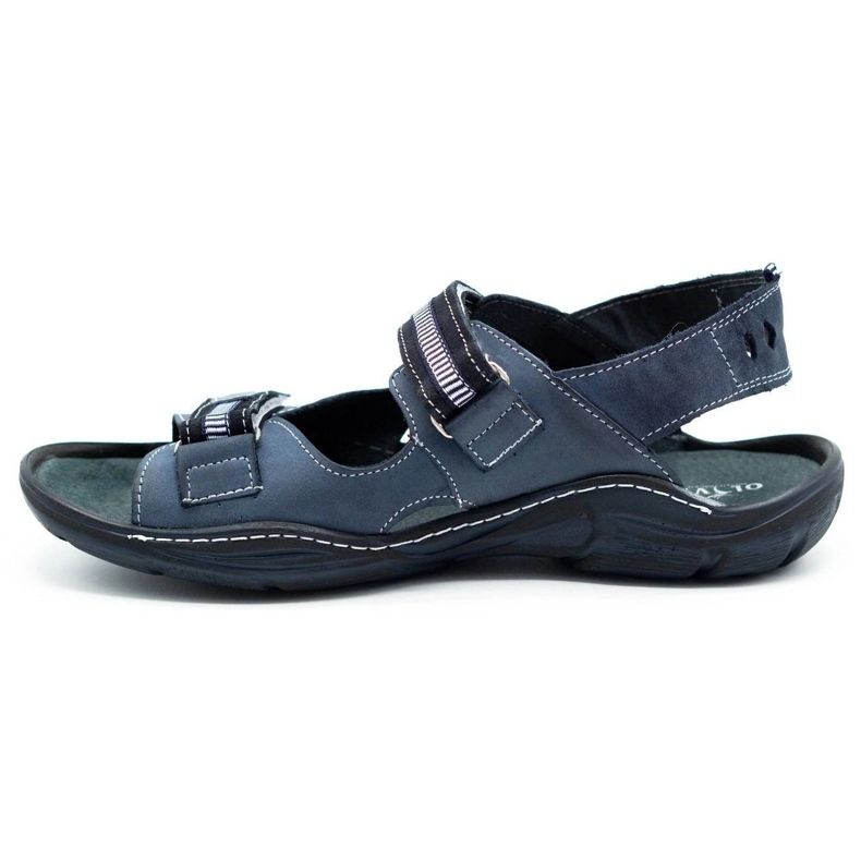 Mario Pala Sandales homme 448 bleu marine 2