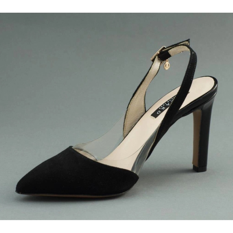 Lizard Sandales noires sur talon haut 04765 1