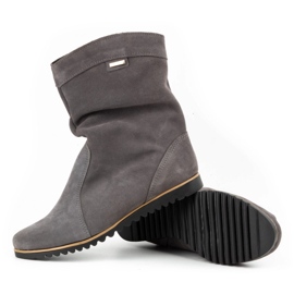 Olivier Bottes en cuir chaudes gris foncé Emi 3