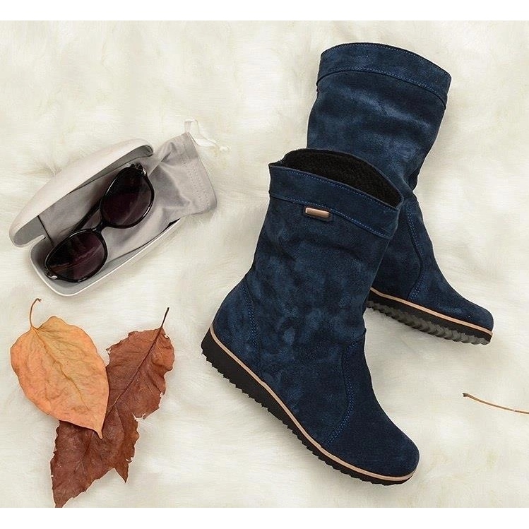 Olivier Bottines Cuir Emi Bleu Chaud 1