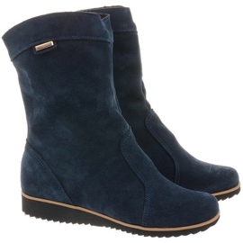 Olivier Bottines Cuir Emi Bleu Chaud 2
