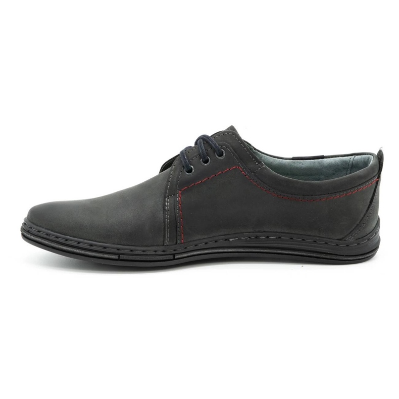 Polbut Chaussures en cuir pour hommes 343 gris 1