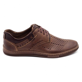 Polbut Chaussures homme en cuir 402 marron été brun 1