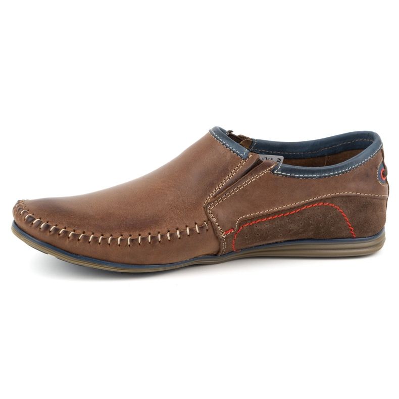 KOMODO Chaussures homme en cuir 847 marron brun 1