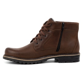 Polbut Bottes de neige homme J35 marron brun 1