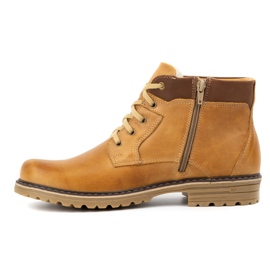 Polbut Bottes de neige homme J35 rouge orange 1