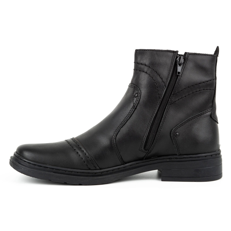 Polbut Bottines Chelsea hiver homme 252 noir le noir 1