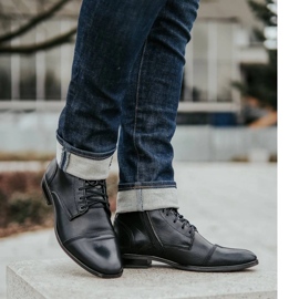 KENT Bottines Chelsea d'hiver 287D Noir 1