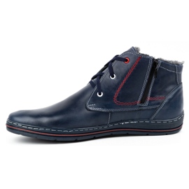 Polbut 339 bottes d'hiver pour hommes bleu marine 2 Polbut 339 bottes d'hiver pour hommes bleu marine 2