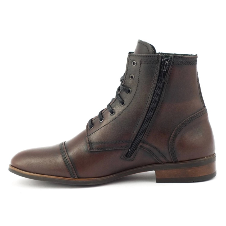KENT Chelsea boots homme en cuir 287D w kabir brun 1