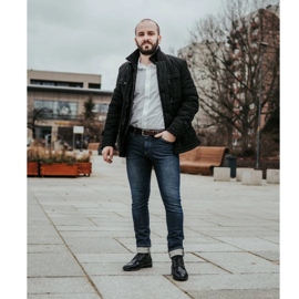 KENT Bottines Chelsea en cuir pour hommes 287D Św noir 2