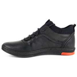 Polbut Bottes d'hiver pour hommes noires K27F 1