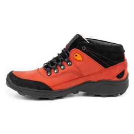 Olivier Chaussures d'hiver pour hommes 139GT rouges 1