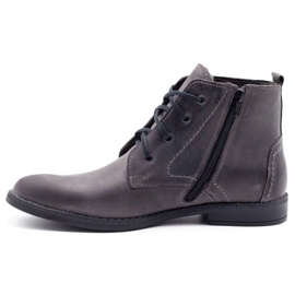 Polbut Chaussures d'hiver pour hommes grises C20 1 Polbut Chaussures d'hiver pour hommes grises C20 1