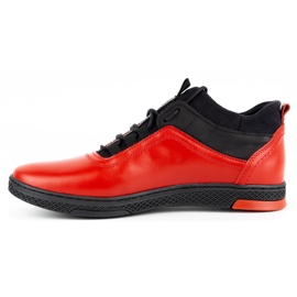 Polbut Bottes d'hiver pour hommes rouges K27F 1