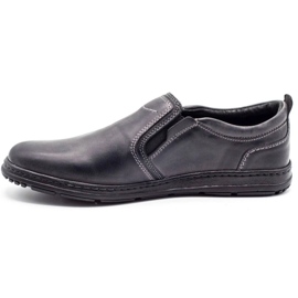 Joker Mocassins homme cuir gris 535 1