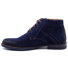 Olivier Boots Jodhpur homme 605 bleu marine 1