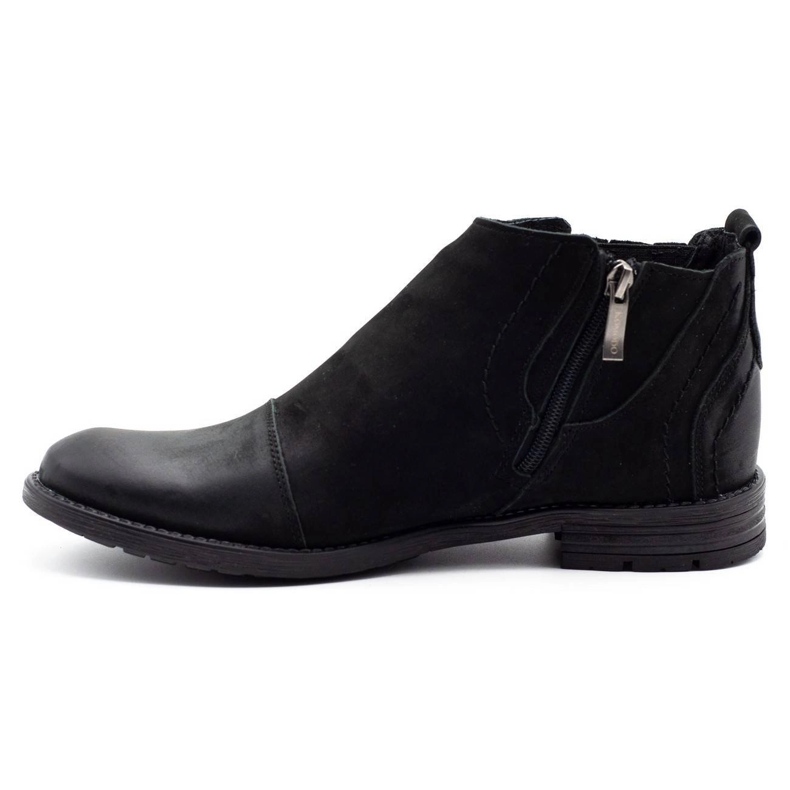 KOMODO Bottes d'hiver pour hommes noires 872K 1