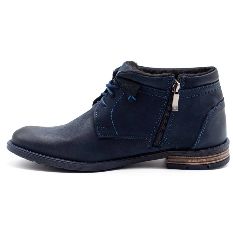 KOMODO Chaussures d'hiver pour hommes 834K bleu marine 1 KOMODO Chaussures d'hiver pour hommes 834K bleu marine 1