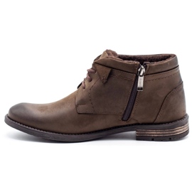 KOMODO Bottes d'hiver pour hommes marron 834K brun 1