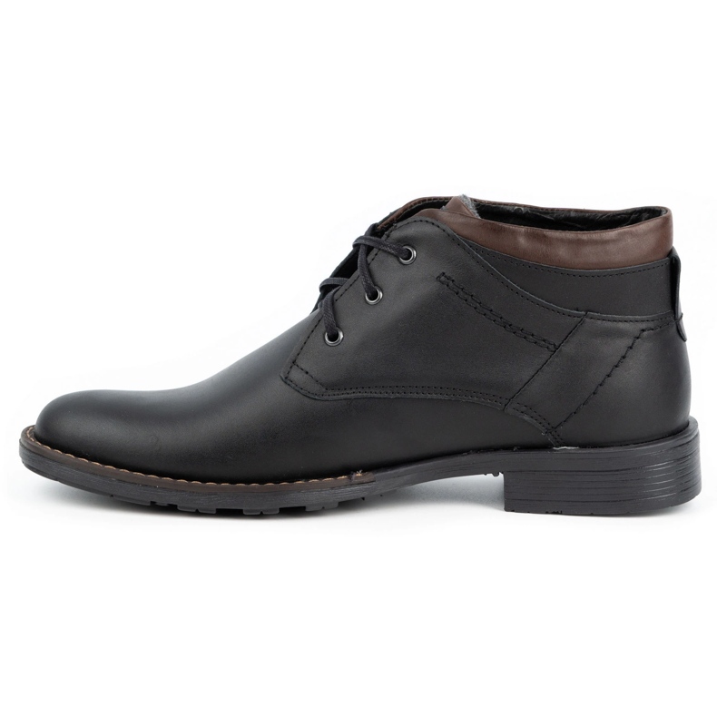 Polbut Chaussures isolées noires pour hommes J38S 1