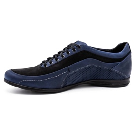 Polbut Chaussures casual homme 2101P bleu marine 1