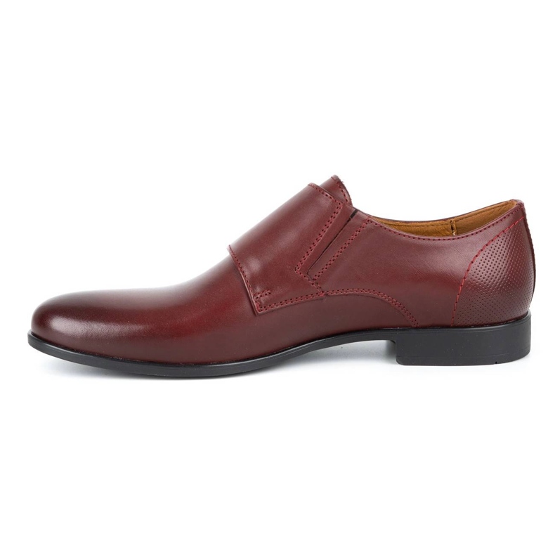 Kampol Chaussures de moine formelles pour hommes 341/17 bordeaux rouge 1 Kampol Chaussures de moine formelles pour hommes 341/17 bordeaux rouge 1