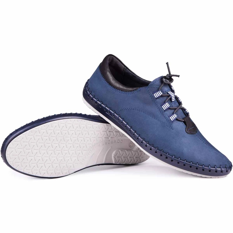 Kampol Chaussures casual homme 337/53 bleu marine 1 Kampol Chaussures casual homme 337/53 bleu marine 1