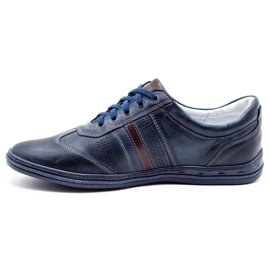 Joker Chaussures cuir homme 521 bleu marine 1