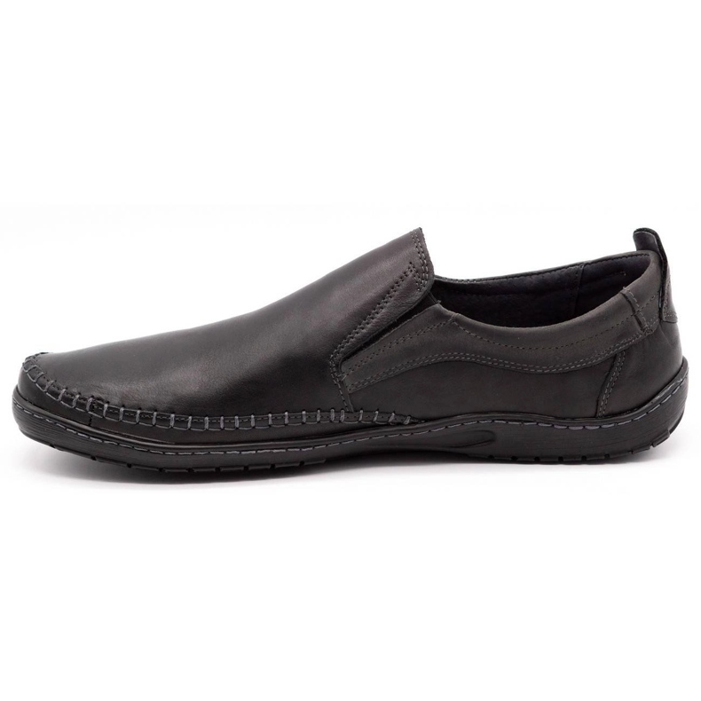 Mario Pala Mocassins homme brogues 531 noir 1