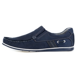 Kampol Mocassins ajourés homme été 53/53 / P bleu marine 1 Kampol Mocassins ajourés homme été 53/53 / P bleu marine 1