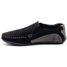 Mario Pala Mocassins homme noirs 834 1
