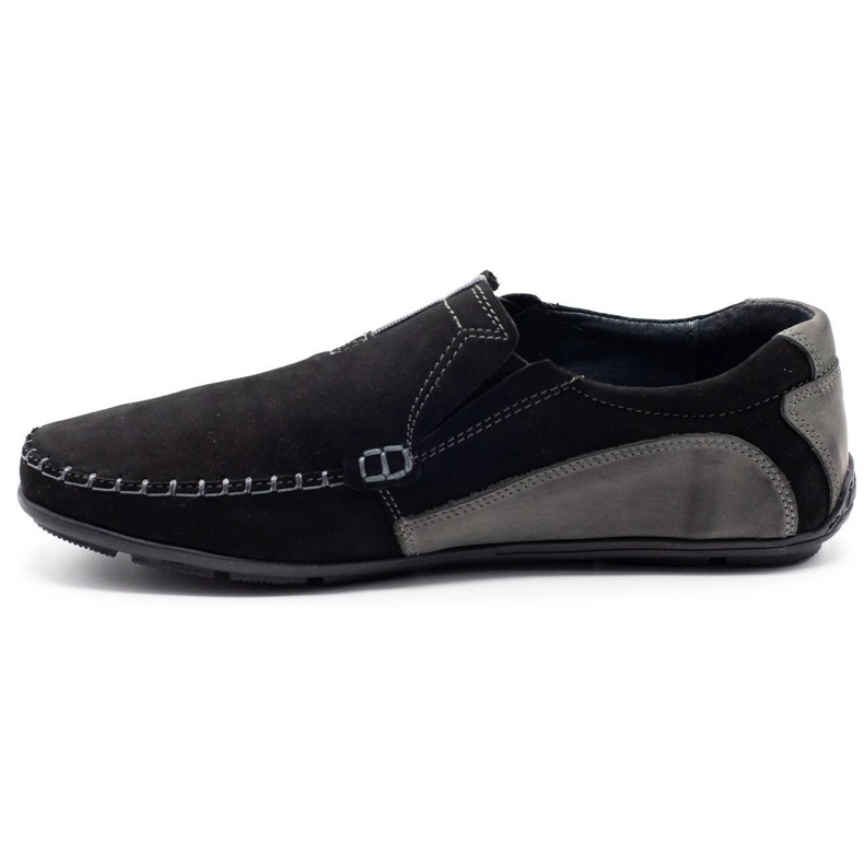 Mario Pala Mocassins homme noirs 834 1