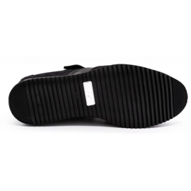 Polbut Chaussures décontractées en cuir pour hommes 2102/2 noir 1
