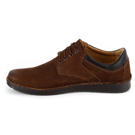Kampol Chaussures décontractées pour hommes 11 / BR marron brun 1