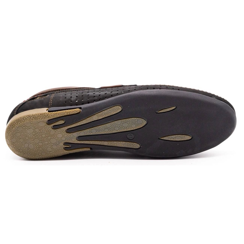 Mario Pala Chaussures ajourées pour hommes 563 noir le noir 1